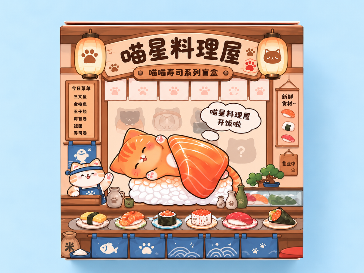 Blind box Meow Star Dinner