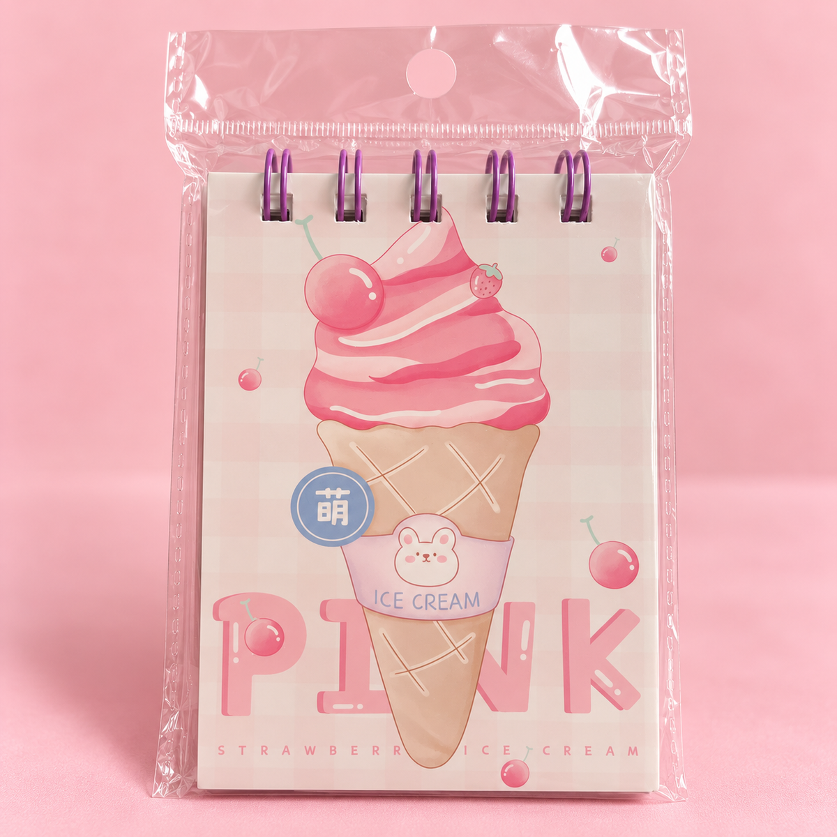 Libreta S Heladito Kawaii Vertical