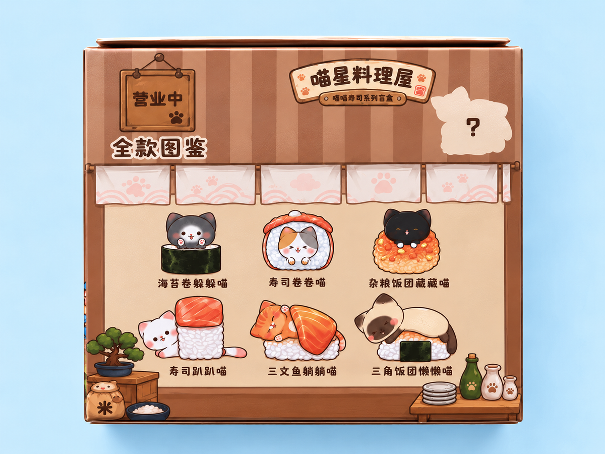 Blind box Meow Star Dinner